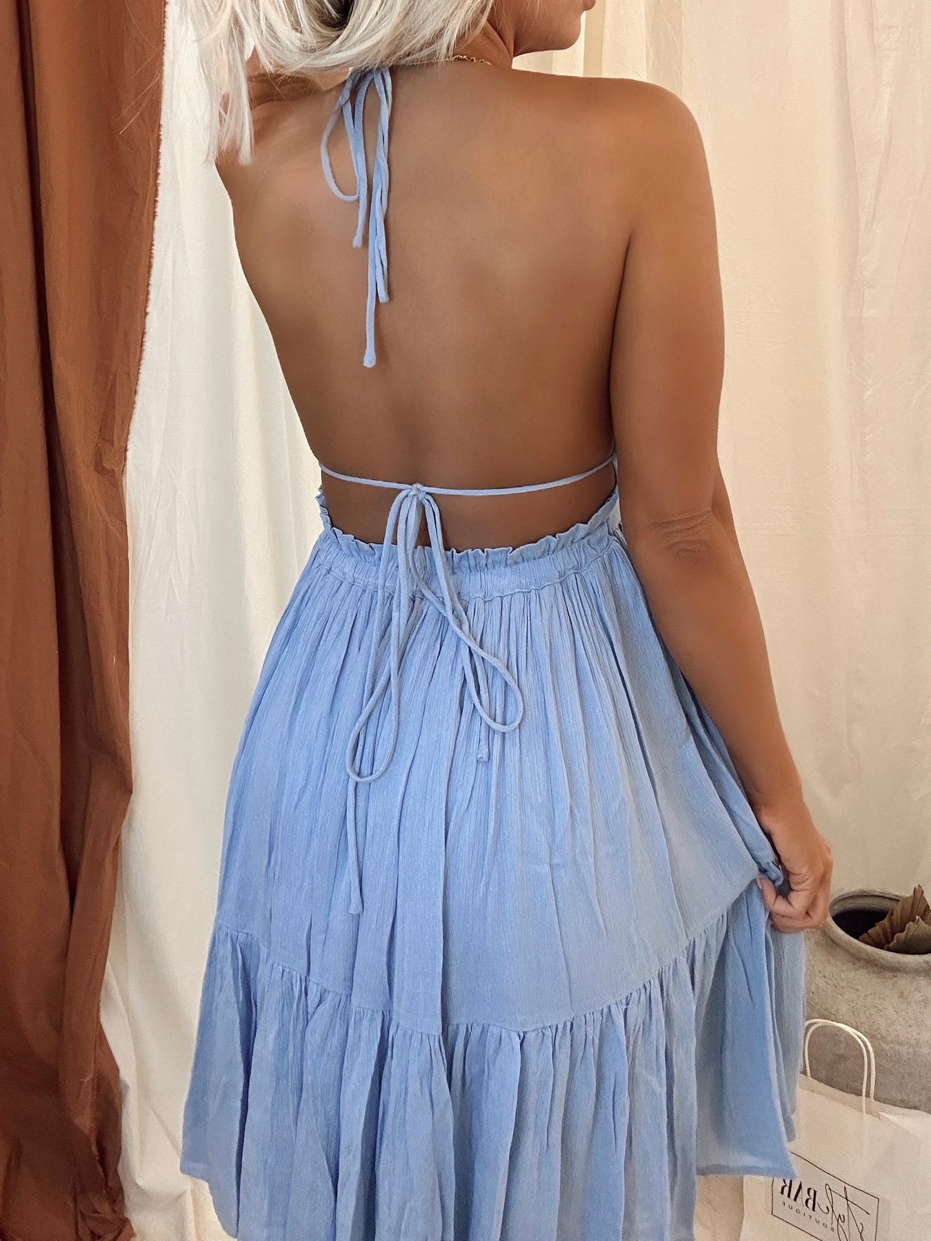 lucy halter dress Lucy Paris - Serafina Halter Dress